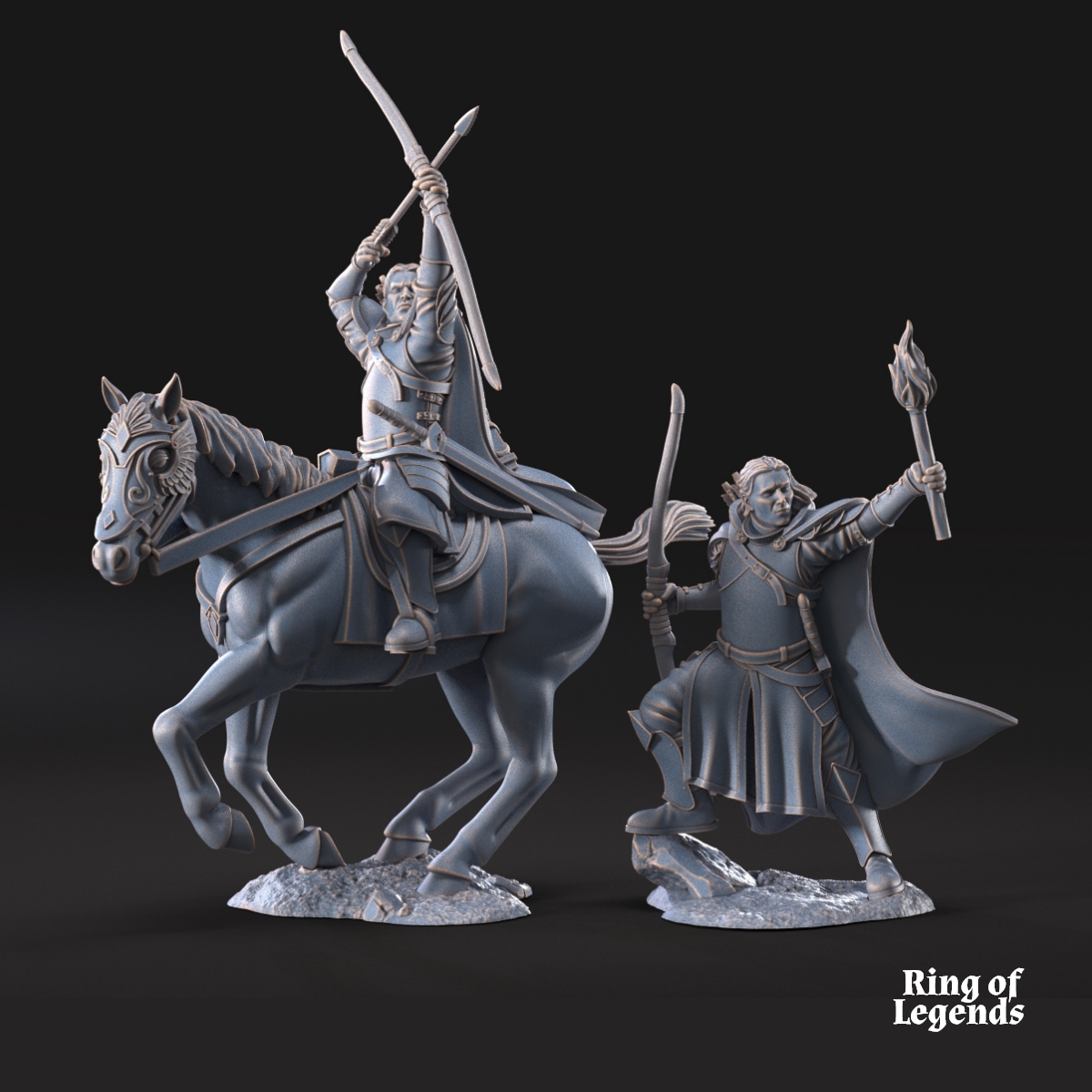 Berf, Grey Castle Court Captain mtd and foot | Grey Castle | Fantasy